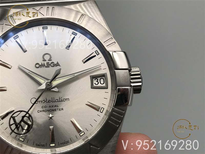 VS廠歐米茄星座復刻表對比正品評測-8500一體機功能對版-復刻表