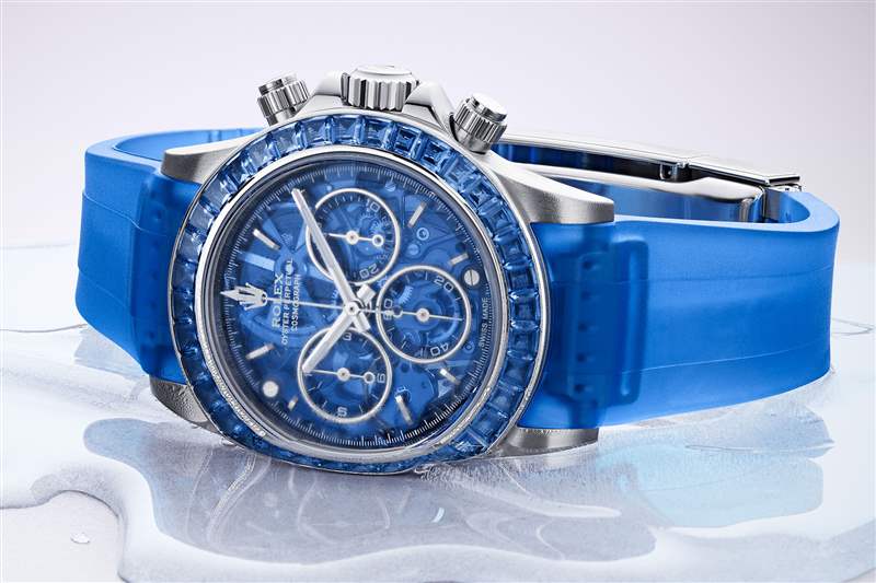 Artisans de Genève 宣布推出令人驚艷的全新藍寶石勞力士迪通拿“Arolla”-復刻表