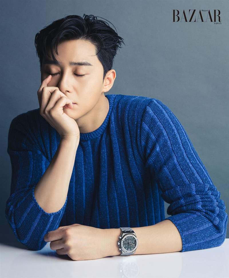 樸敘俊也是AP表鐵粉,登BAZAAR封面帥戴皇家橡樹超限量表款!-復刻表