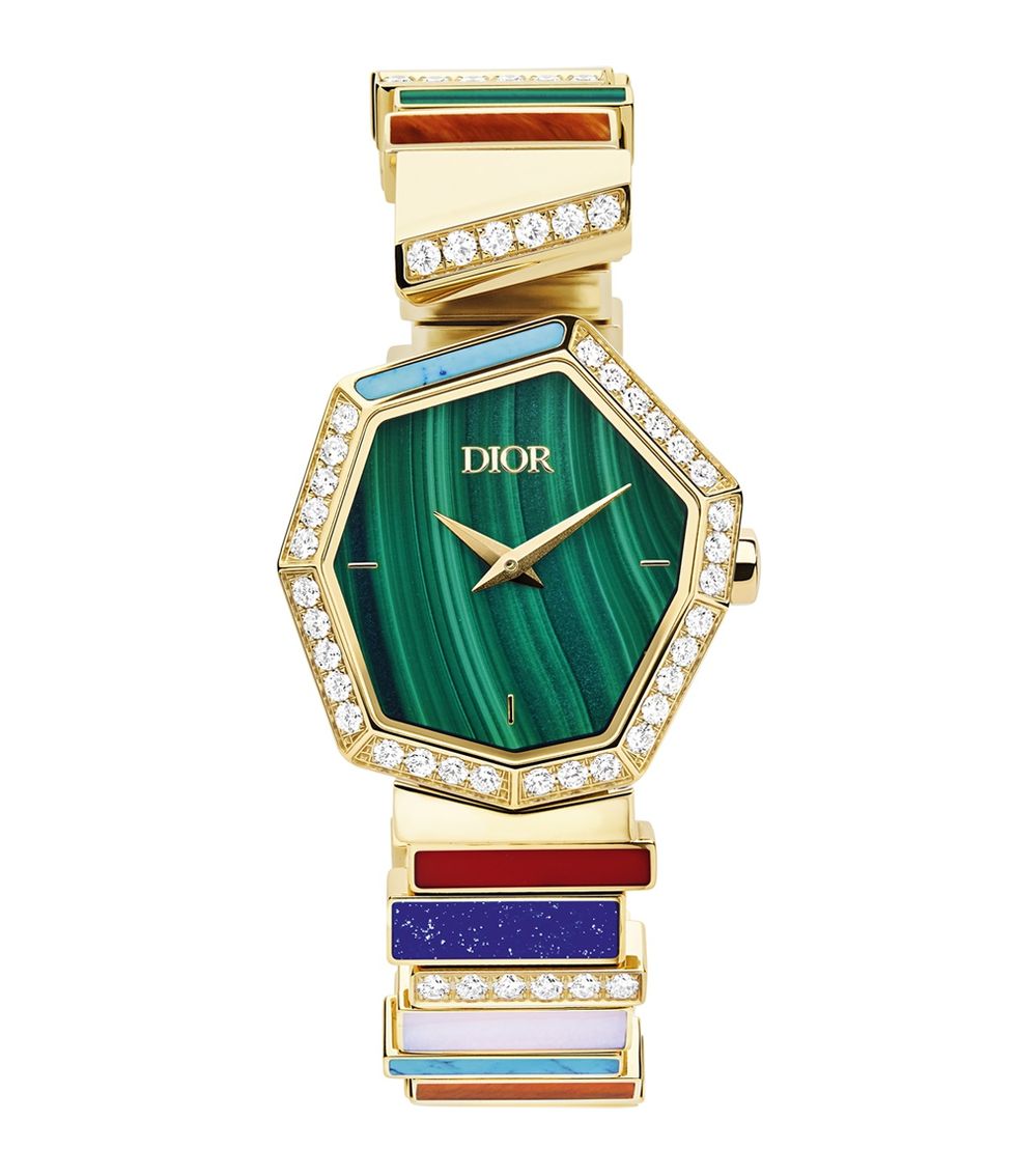 鑲上綠松石、孔雀石等天然寶石手表是獨一無二的收藏品-復(fù)刻表