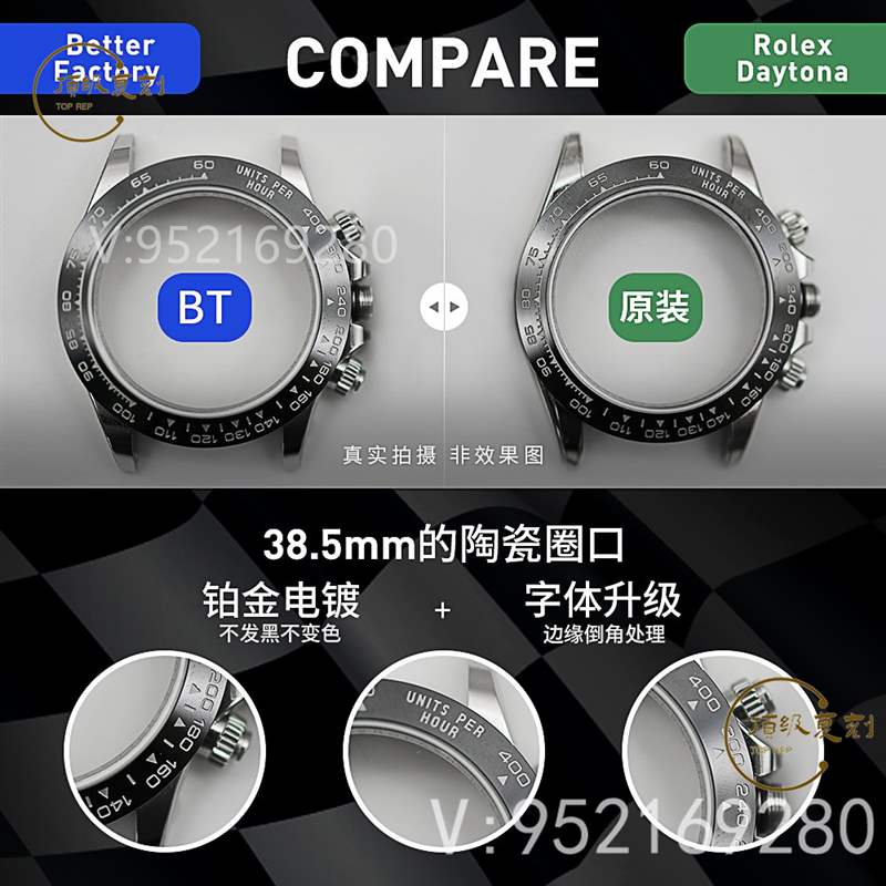 BT廠勞力士4130機(jī)芯迪通拿對(duì)比正品怎么樣,還值得買(mǎi)嗎-復(fù)刻表