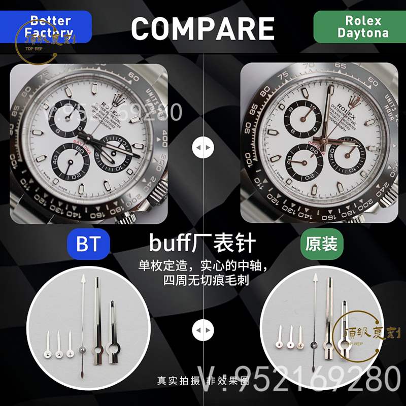 BT廠勞力士4130機(jī)芯迪通拿對(duì)比正品怎么樣,還值得買(mǎi)嗎-復(fù)刻表