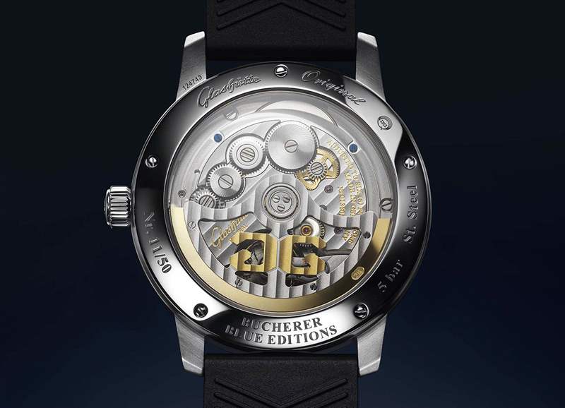 隆重推出:格拉蘇蒂原創(chuàng) Senator Excellence Perpetual Calendar Bucherer “藍(lán)色版本”腕表-復(fù)刻表