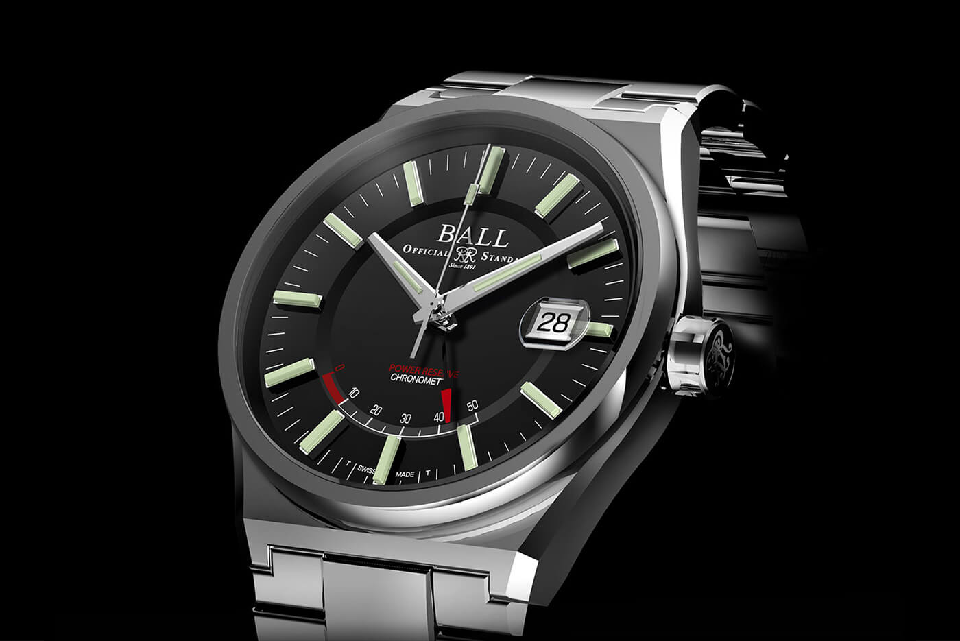 介紹:Ball Roadmaster Icebreaker 904L 鋼制腕表-復(fù)刻表