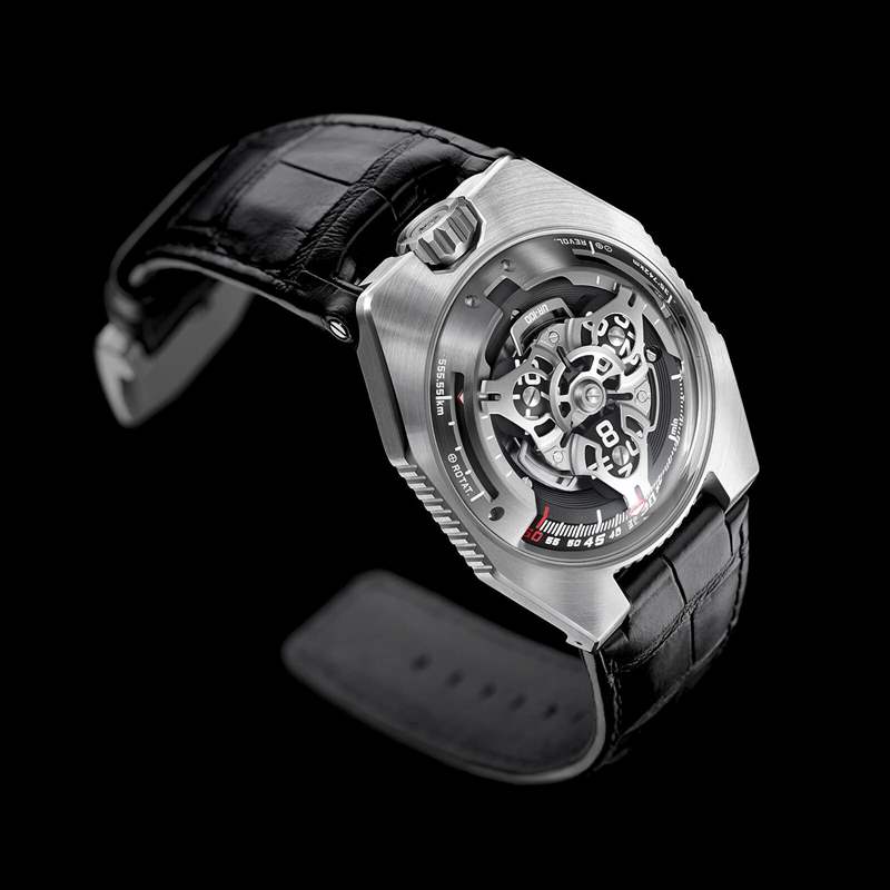小眾手表：URWERK UR-100時(shí)空個(gè)性夜光手表-復(fù)刻表