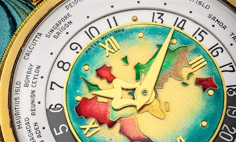 瑰寶現(xiàn)身拍賣會(huì)! 百達(dá)翡麗605「Heures Universelles」18K黃金世界時(shí)間懷表-復(fù)刻表