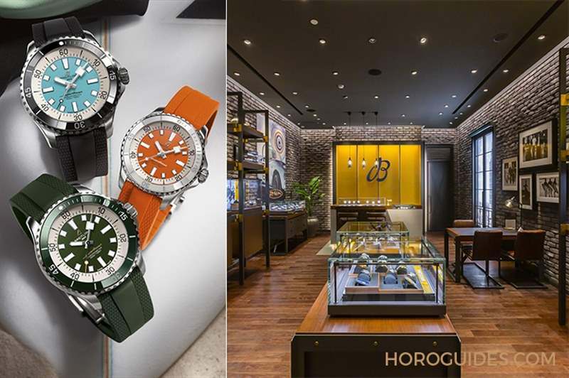 百年靈臺北101專賣店試營運(yùn)SuperOcean新表全新到貨-復(fù)刻表