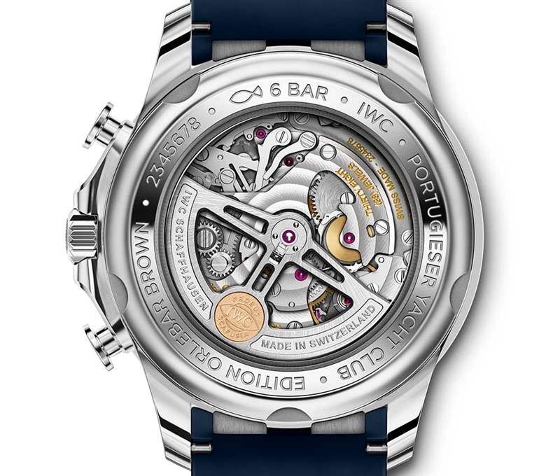 萬國表葡萄牙游艇俱樂部計時碼表奧利巴棕色版-復(fù)刻表