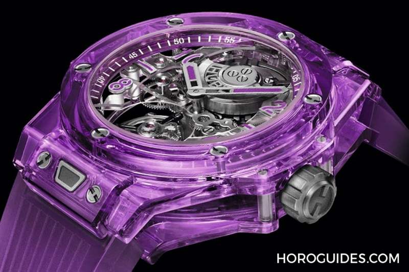 宇舶Hublot推出全球首見紫色藍寶石腕表&旗下第一款鈦金屬鏈帶-復刻表