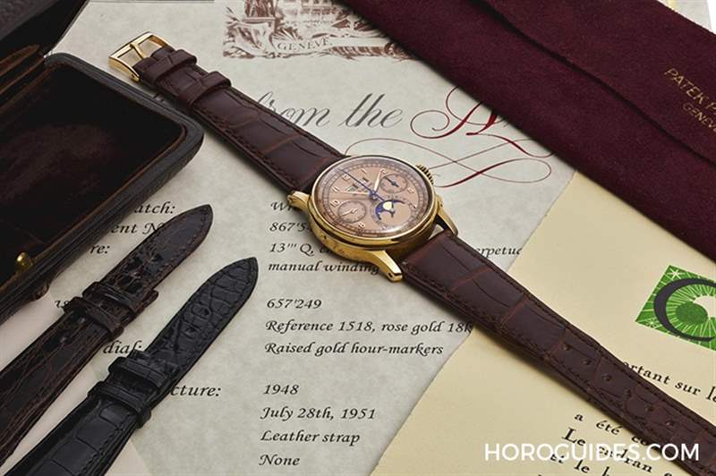 埃及王子的百達翡麗Ref.1518「 Pink on Pink」，創下該型號第二高價-復刻表