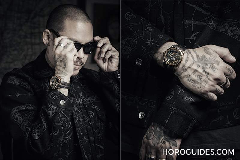 有請(qǐng)紋身大師！Roger Dubuis Excalibur Monotourbillon王者系列單陀飛輪腕表Dr. Woo特別版-復(fù)刻表