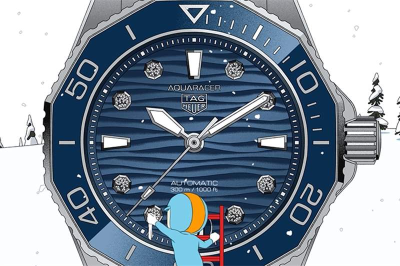 泰格豪雅眾代言人Q萌現(xiàn)身，為圣誕節(jié)挑表選禮獻(xiàn)計(jì)！-復(fù)刻表