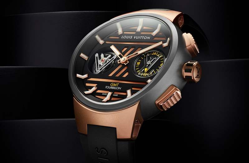 Louis Vuitton Tambour Curve GMT Flying Tourbillon｜注入現(xiàn)代風(fēng)格的對稱美學(xué)-復(fù)刻表