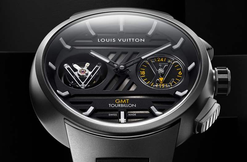 Louis Vuitton Tambour Curve GMT Flying Tourbillon｜注入現(xiàn)代風(fēng)格的對稱美學(xué)-復(fù)刻表