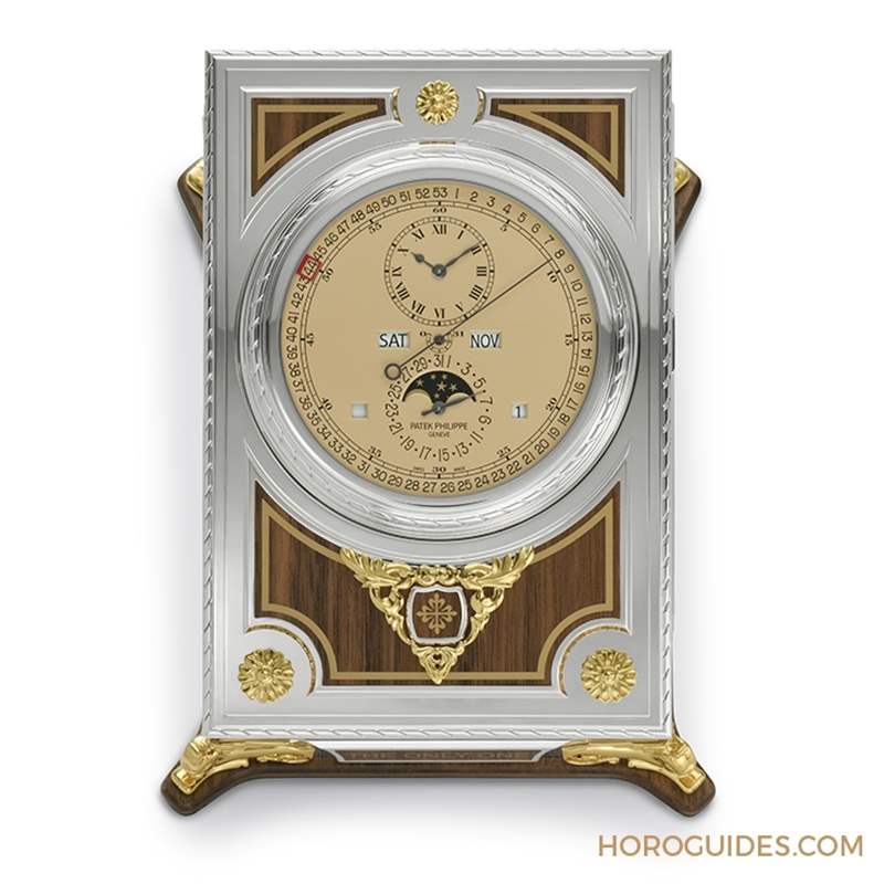 表王再出大招：百達翡麗為ONLY WATCH 2021獻上專利萬年歷座鐘-復刻表