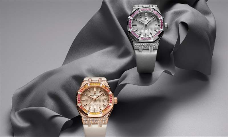 漸層寶石流光，愛彼皇家橡樹自動上鏈37毫米腕表-復(fù)刻表