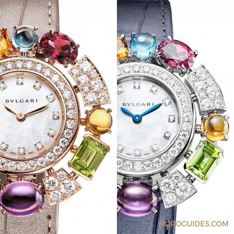 義式珠寶美學(xué)加持！BVLGARI Allegra腕表的彩寶光環(huán)-復(fù)刻表