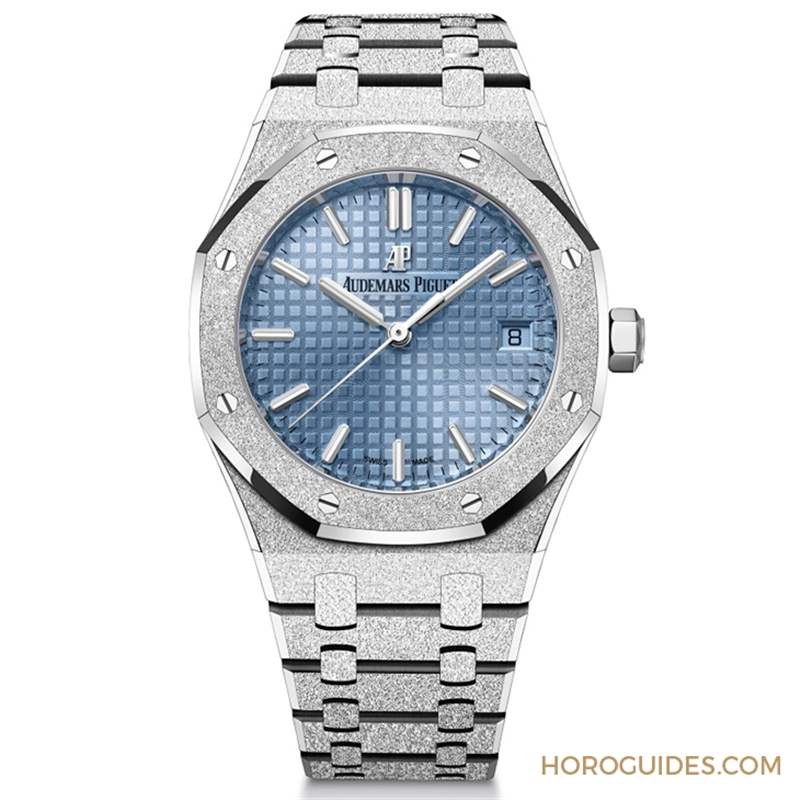 愛彼新作連發！皇家橡樹34mm自動上鏈腕表-黑陶瓷款＆淺藍面霜金款-復刻表