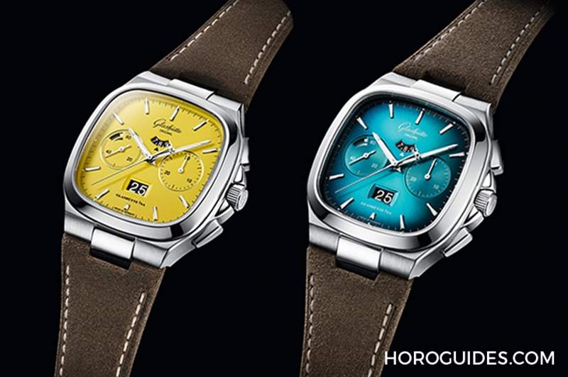 復(fù)古未來摩登亮色｜格拉蘇蒂原創(chuàng)七零年代大日歷計(jì)時(shí)腕表限量新色-復(fù)刻表