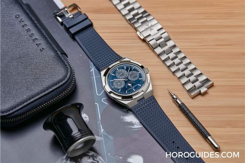 江詩丹頓Overseas超薄萬年歷首見白金材質-復刻表