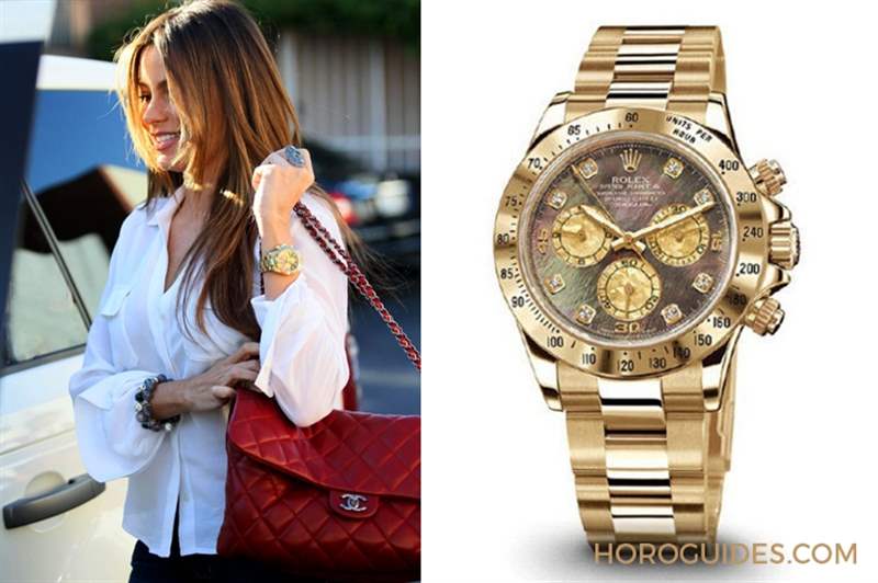 【名人表盒】全球最吸金女演員Sofia Vergara的金表-復(fù)刻表