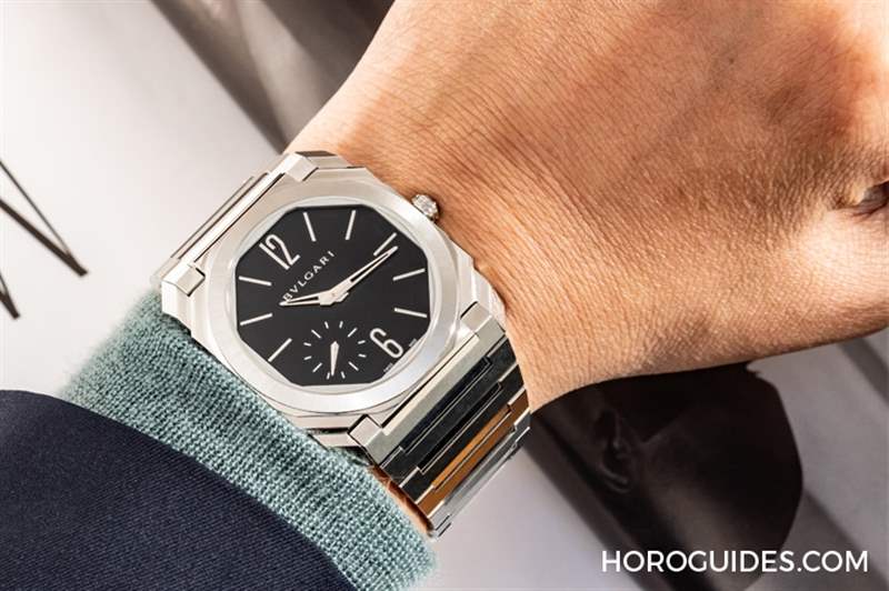 這樣的喀什米爾藍面，美絕了！BVLGARI Octo Finissimo超薄自動上鏈精鋼腕表-復刻表