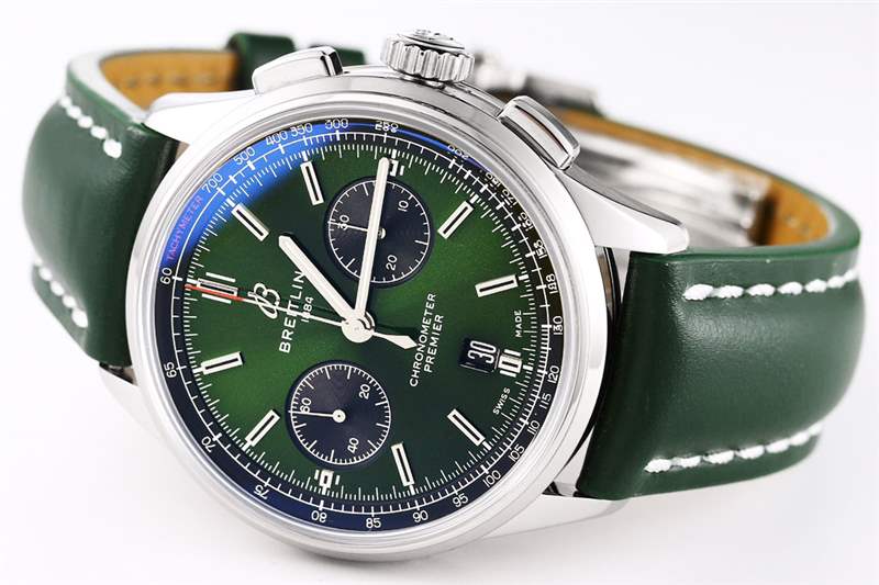 GF廠百年靈璞雅B01綠色表盤復(fù)刻版評測-復(fù)刻表