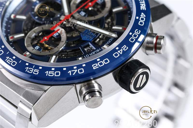 XF廠泰格豪雅卡萊拉01騷藍(lán)盤腕表復(fù)刻做工怎么樣-復(fù)刻表