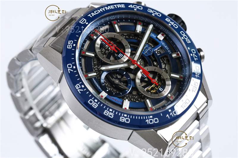 XF廠泰格豪雅卡萊拉01騷藍(lán)盤腕表復(fù)刻做工怎么樣-復(fù)刻表