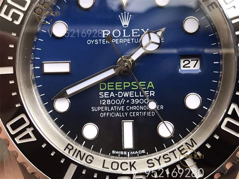 AR廠(chǎng)勞力士漸變藍(lán)鬼王v2版腕表復(fù)刻做工怎么樣對(duì)比n廠(chǎng)漸變鬼王-復(fù)刻表