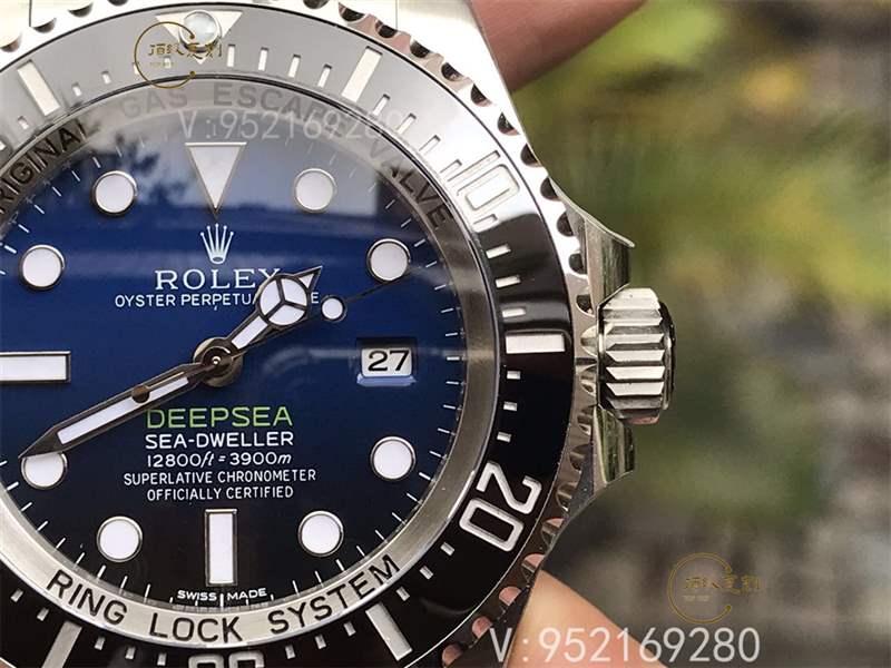 AR廠(chǎng)勞力士漸變藍(lán)鬼王v2版腕表復(fù)刻做工怎么樣對(duì)比n廠(chǎng)漸變鬼王-復(fù)刻表