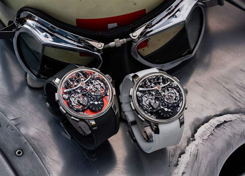 LM SEQUENTIAL EVOMB&F-洛朗·費里爾經(jīng)典旅行者“SéRIE ATELIER”磁性綠色-復(fù)刻表