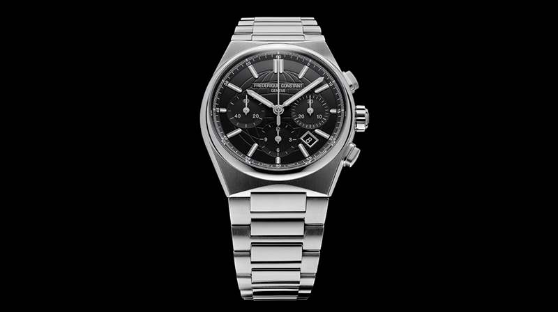 弗雷德里克·康斯坦特高壽命自動(dòng)計(jì)時(shí)碼表-雅典娜丁潛水員×骷髏黑-復(fù)刻表