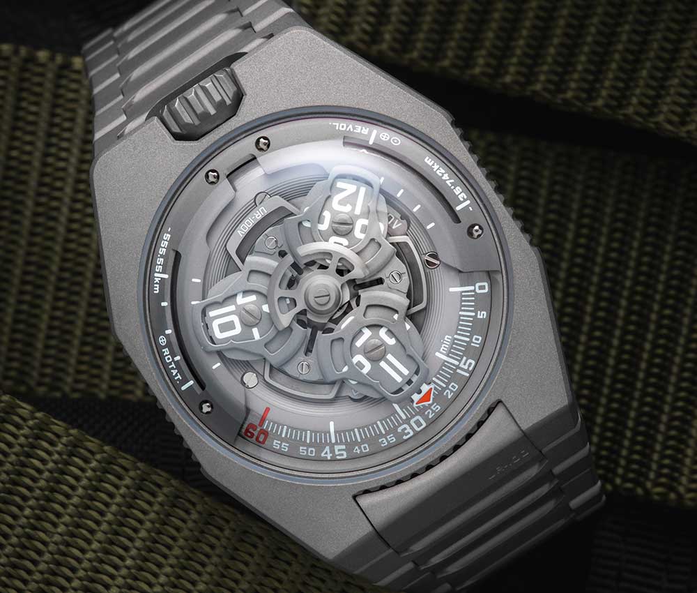 URWERK UR-100V 全鈦?zhàn)o(hù)套-復(fù)刻表