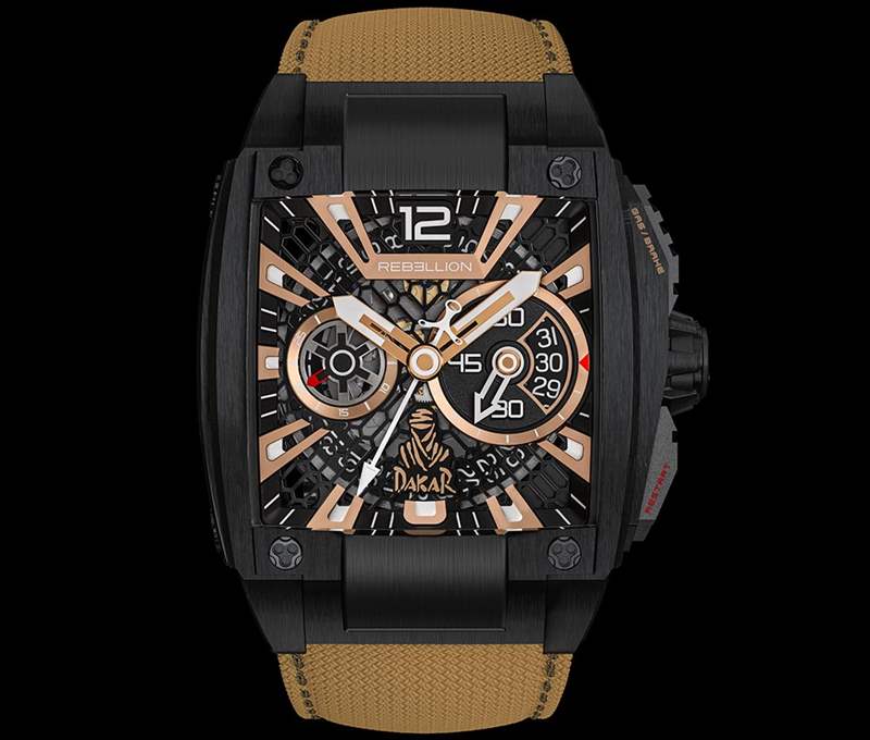 叛亂REBELLION雷伏特計時達喀爾,沙漠的呼喚-復刻表