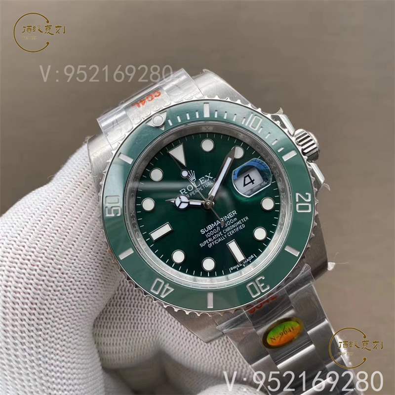 N廠勞力士綠水鬼v10版復(fù)刻表對(duì)比正品和ar廠水鬼怎么樣-復(fù)刻表