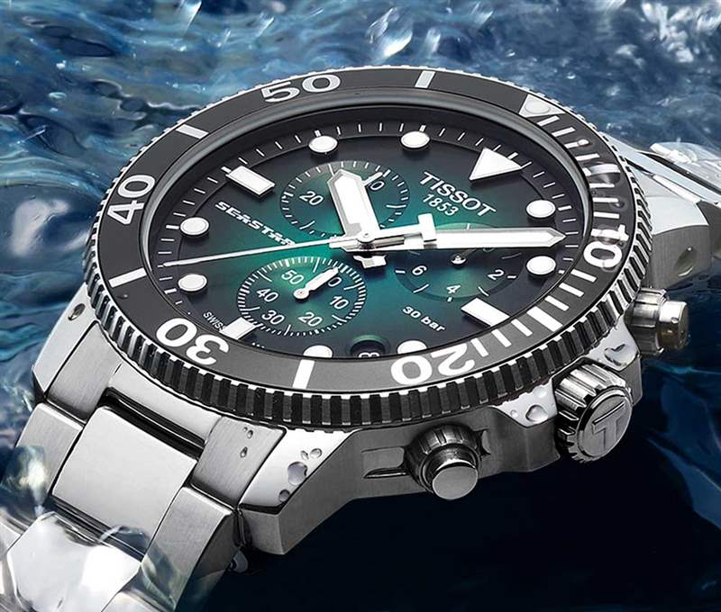 天梭海星1000石英計時腕表，深海的呼喚-復刻表