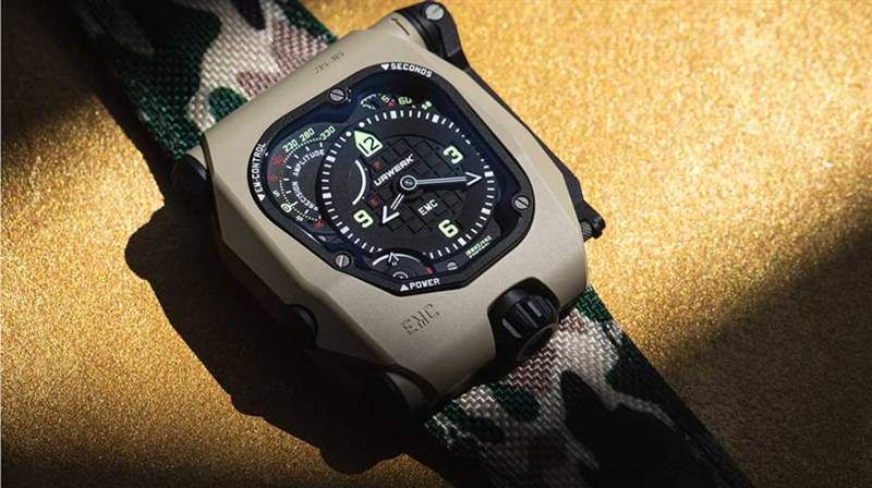 宇舶大爆炸整體陶瓷-URWERK EMC 時間獵人沙漠鼠尾草-復刻表