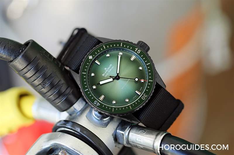 海底的第一道綠光|寶珀Fifty Fathoms首款綠面表-復(fù)刻表