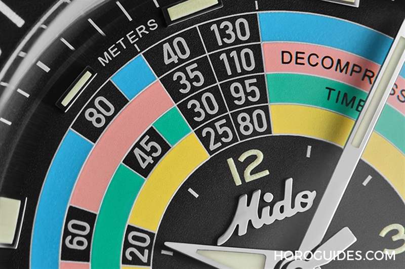 這只「彩虹圈」好復(fù)古！MIDO Ocean Star海洋之星減壓復(fù)刻1961限量表-復(fù)刻表