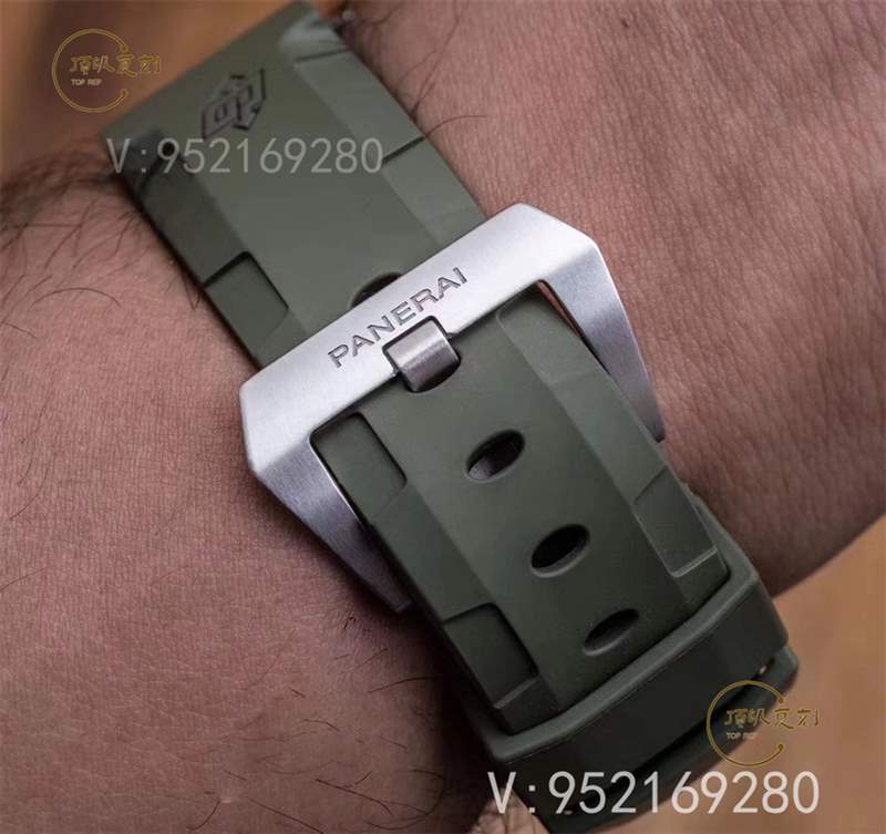 VS廠沛納海pam1055綠海魂復(fù)刻做工怎么樣,別具一格的軍綠色-復(fù)刻表