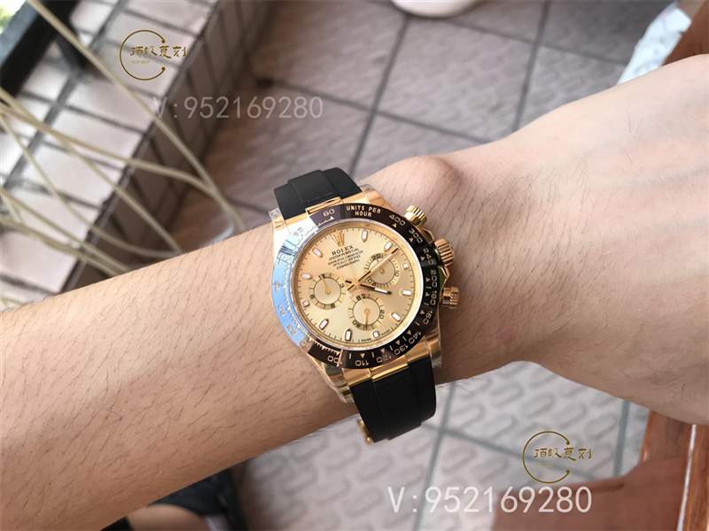 N廠勞力士迪通拿m116518ln間金膠帶復刻表做工怎么樣,內附實拍圖-復刻表