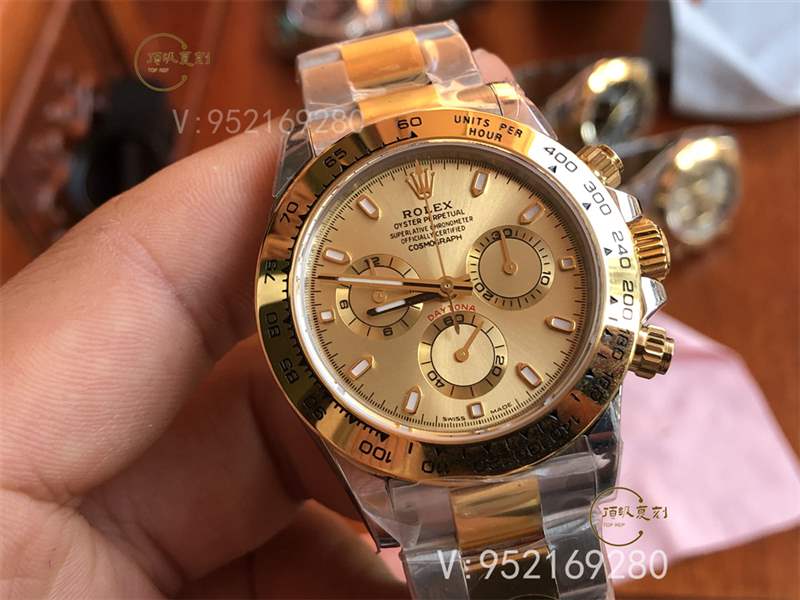 N廠復刻勞力士迪通拿m116503間金金盤做工怎么樣,內附實拍圖-復刻表