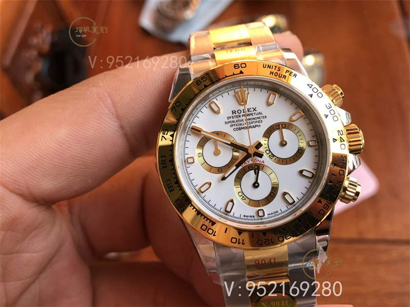 N廠復刻勞力士迪通拿間金白盤m116503腕表做工怎么樣,內附實拍圖-復刻表