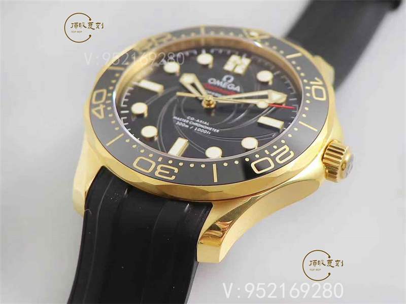 VS廠歐米茄海馬黃金版女王密使007復刻表怎么樣,醉美黃金版邦德-復刻表