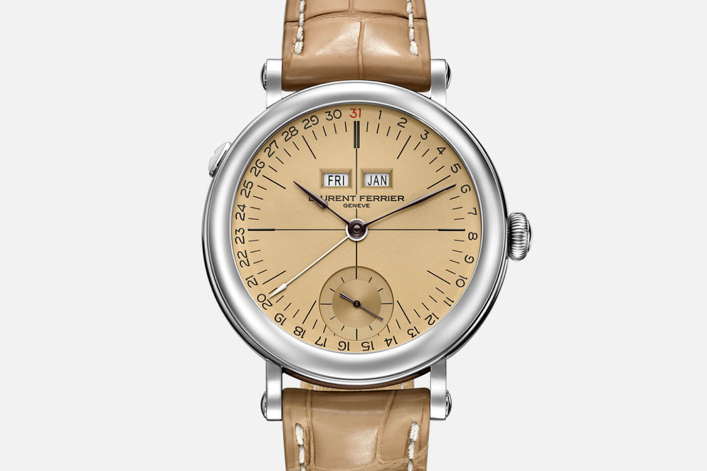 限量5枚！Laurent Ferrier Galet年歷校片復古手表-復刻表