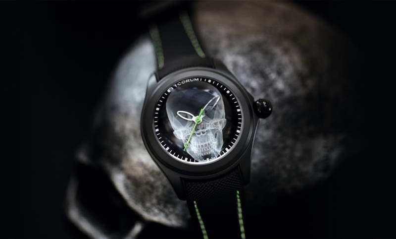 第二代登場(chǎng)，昆侖表Bubble 47 Skull X-Ray 泡泡系列骷髏頭腕表-復(fù)刻表