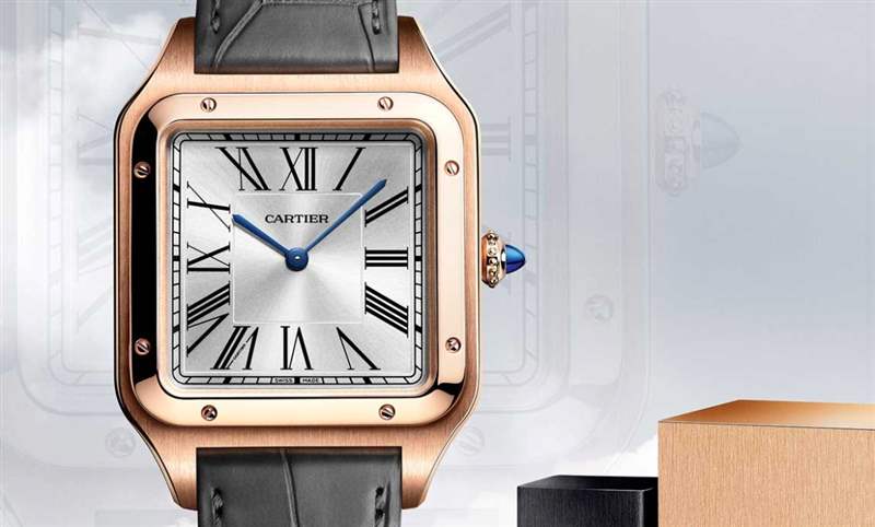 放大經(jīng)典原味｜搭載機(jī)械機(jī)芯的Cartier Santos-Dumont XL-復(fù)刻表