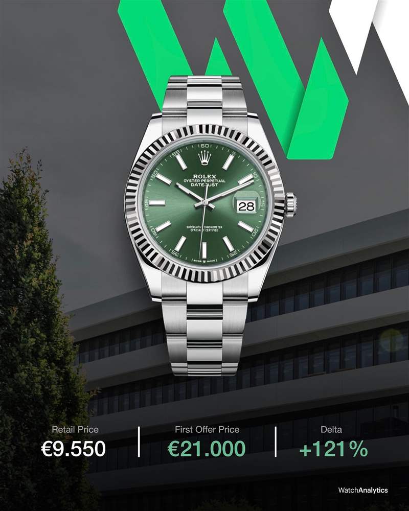 Rolex綠面手表Datejust、Day-Date首波行情曝光228238炒逾百萬-復(fù)刻表