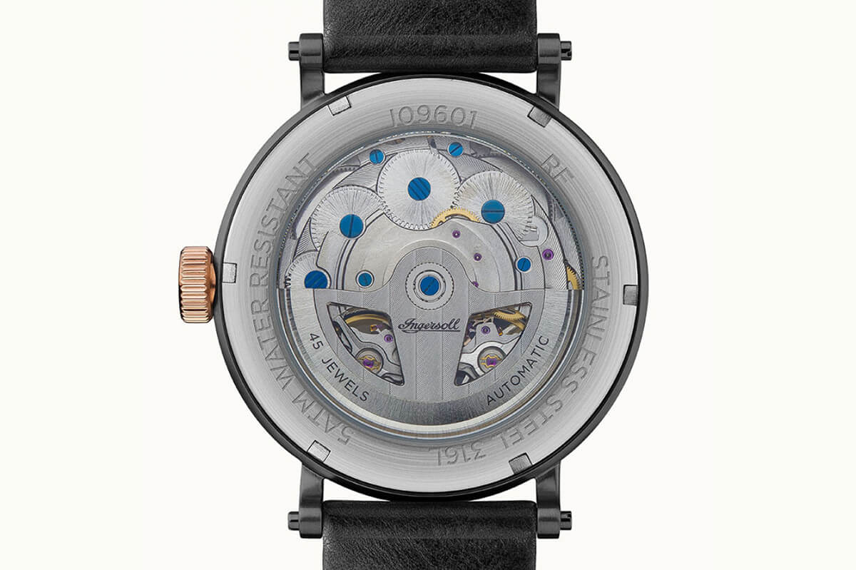 英格索好萊塢月相功能雙陀飛輪自動腕表-復刻表